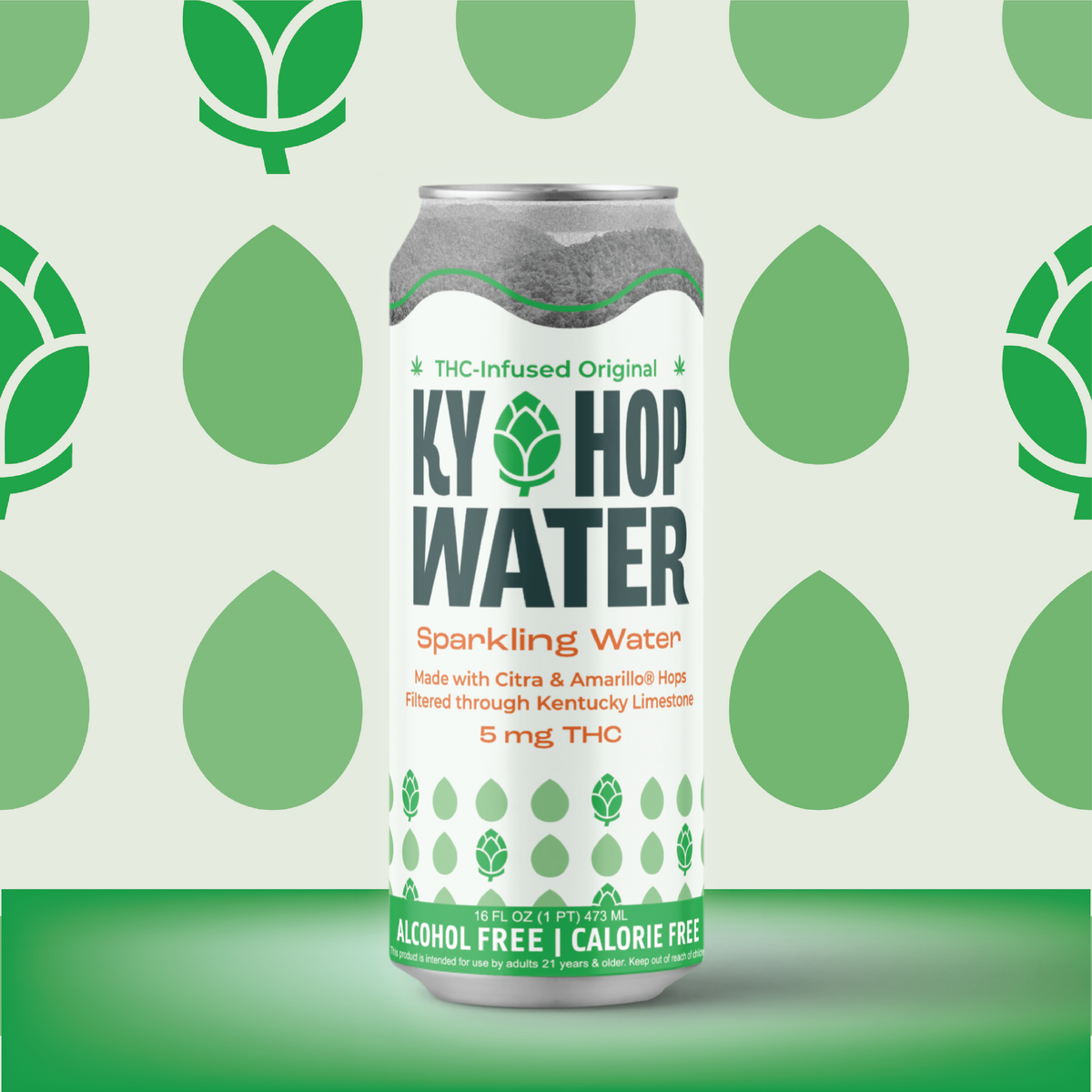 Infused Original Kentucky Hop Water, 5mg (4-Pack)