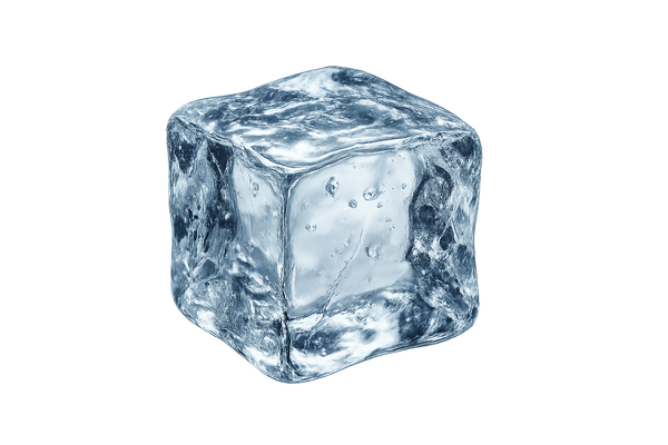 ice cube with transparent background