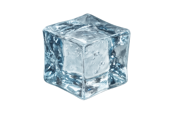 ice cube with transparent background